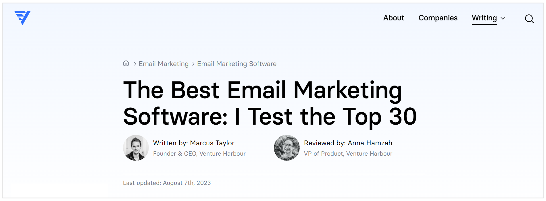 software de marketing por correo electrónico